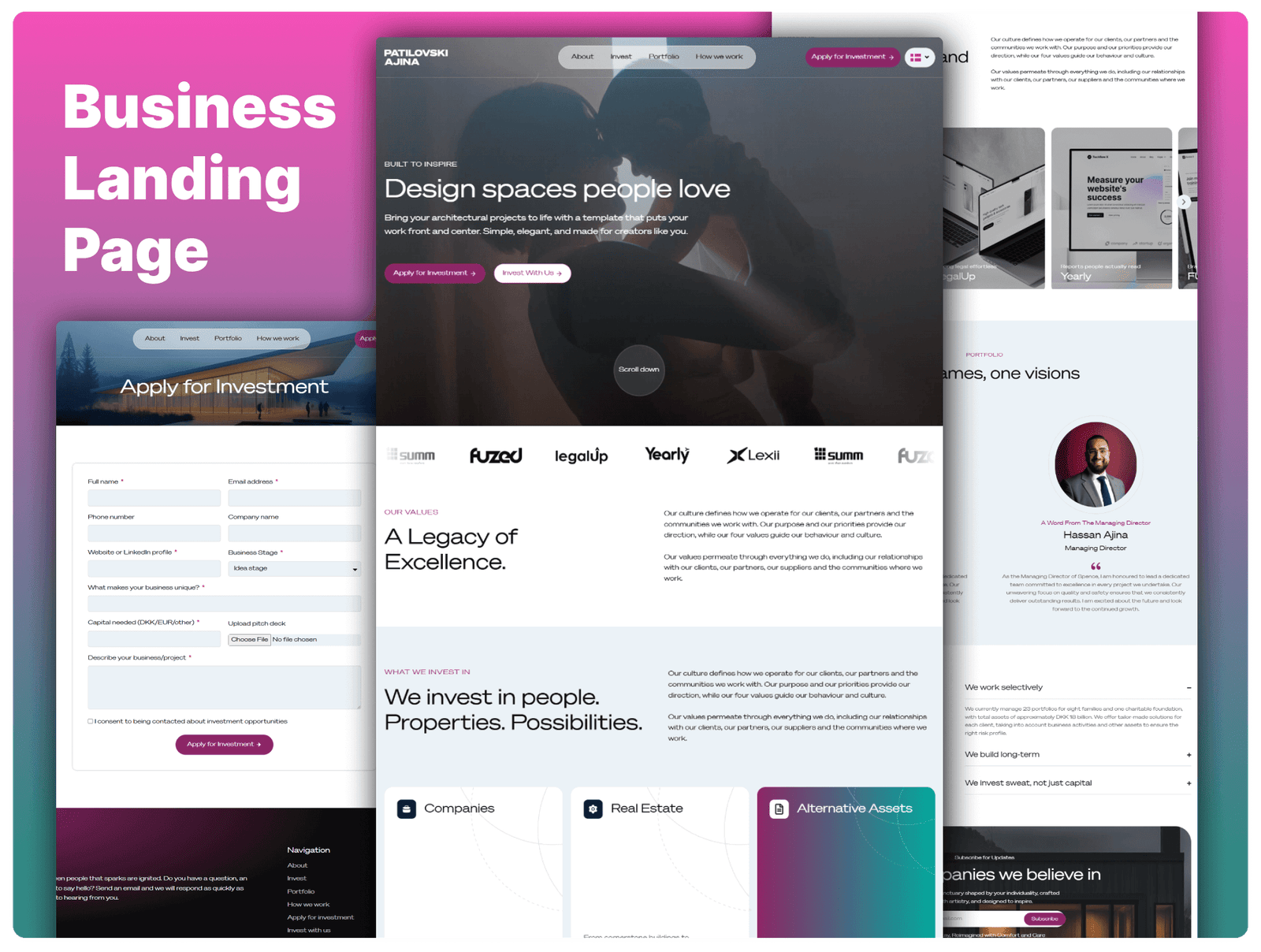 Business Landing Page