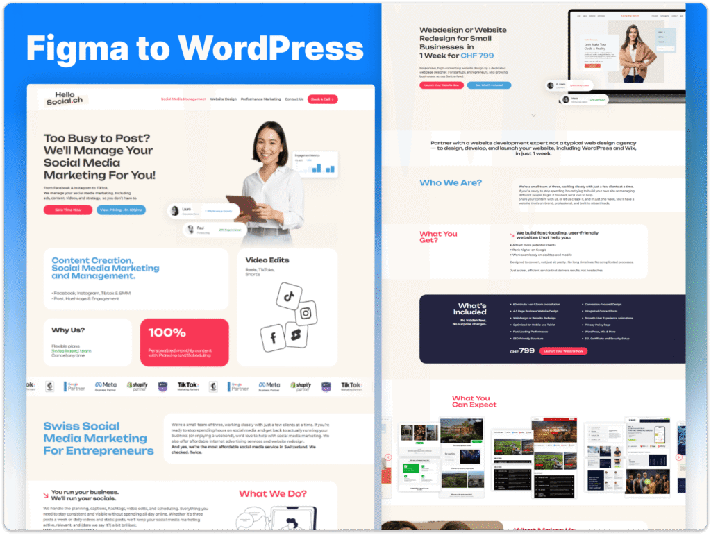 Hellosocial Figma to Wordpress