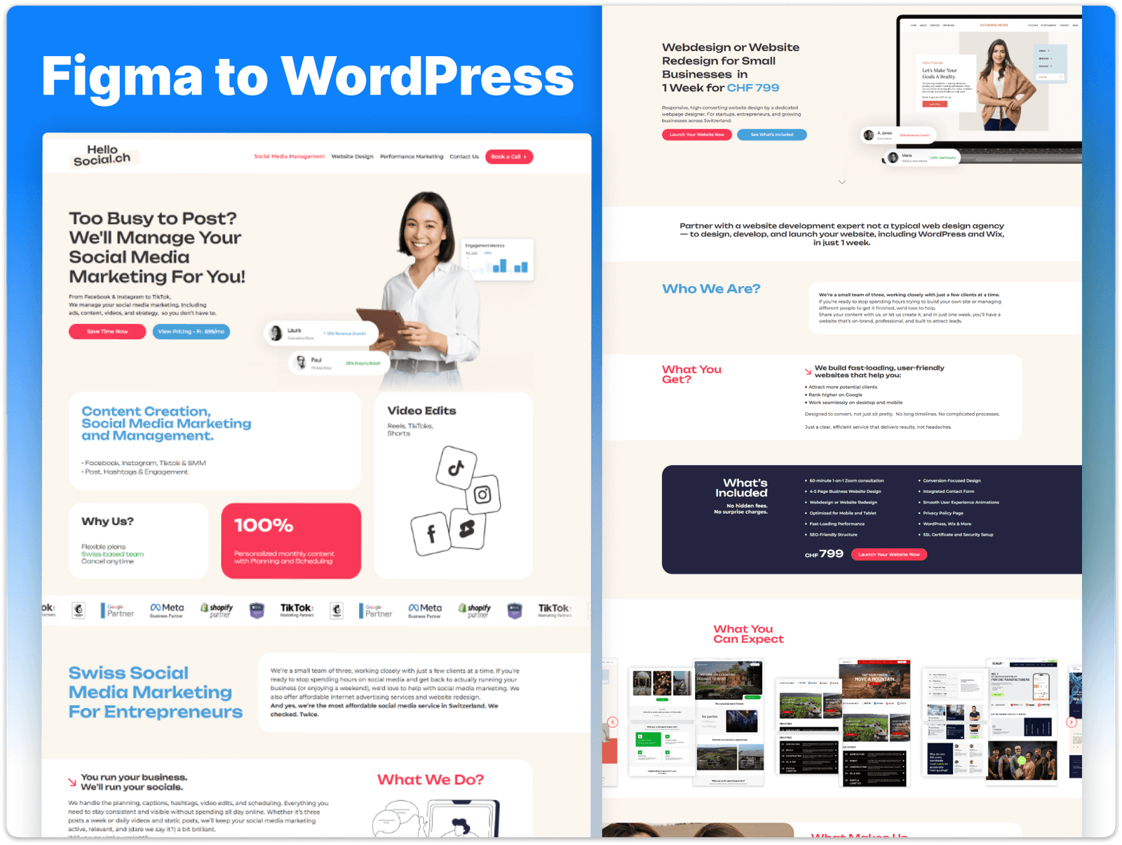 Hellosocial Figma to Wordpress