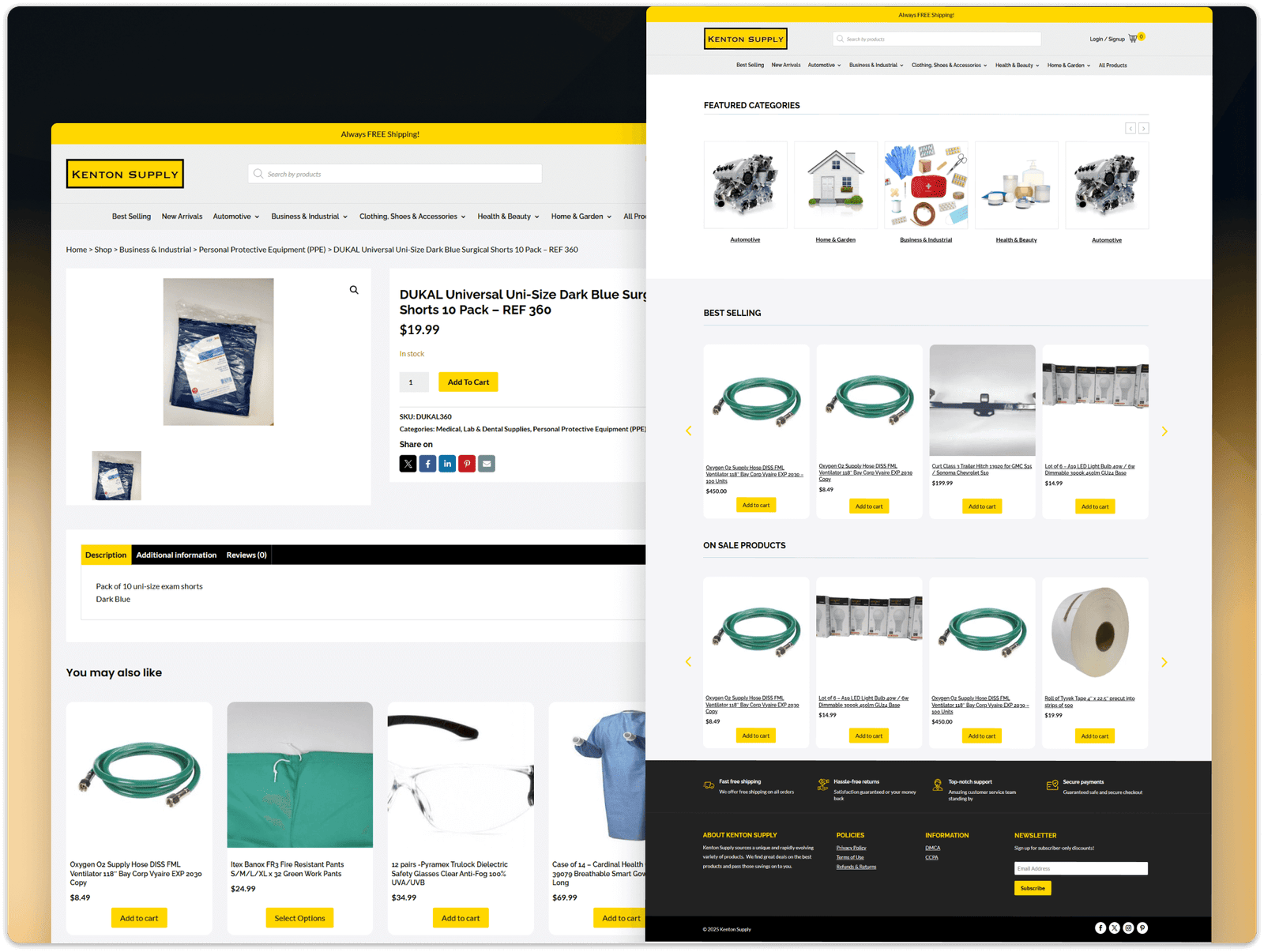 Kentonsupply Website