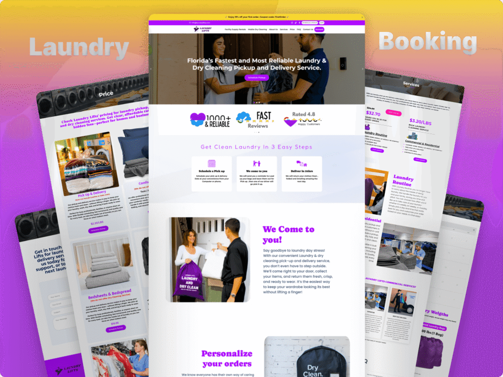 Laundry Booking Website