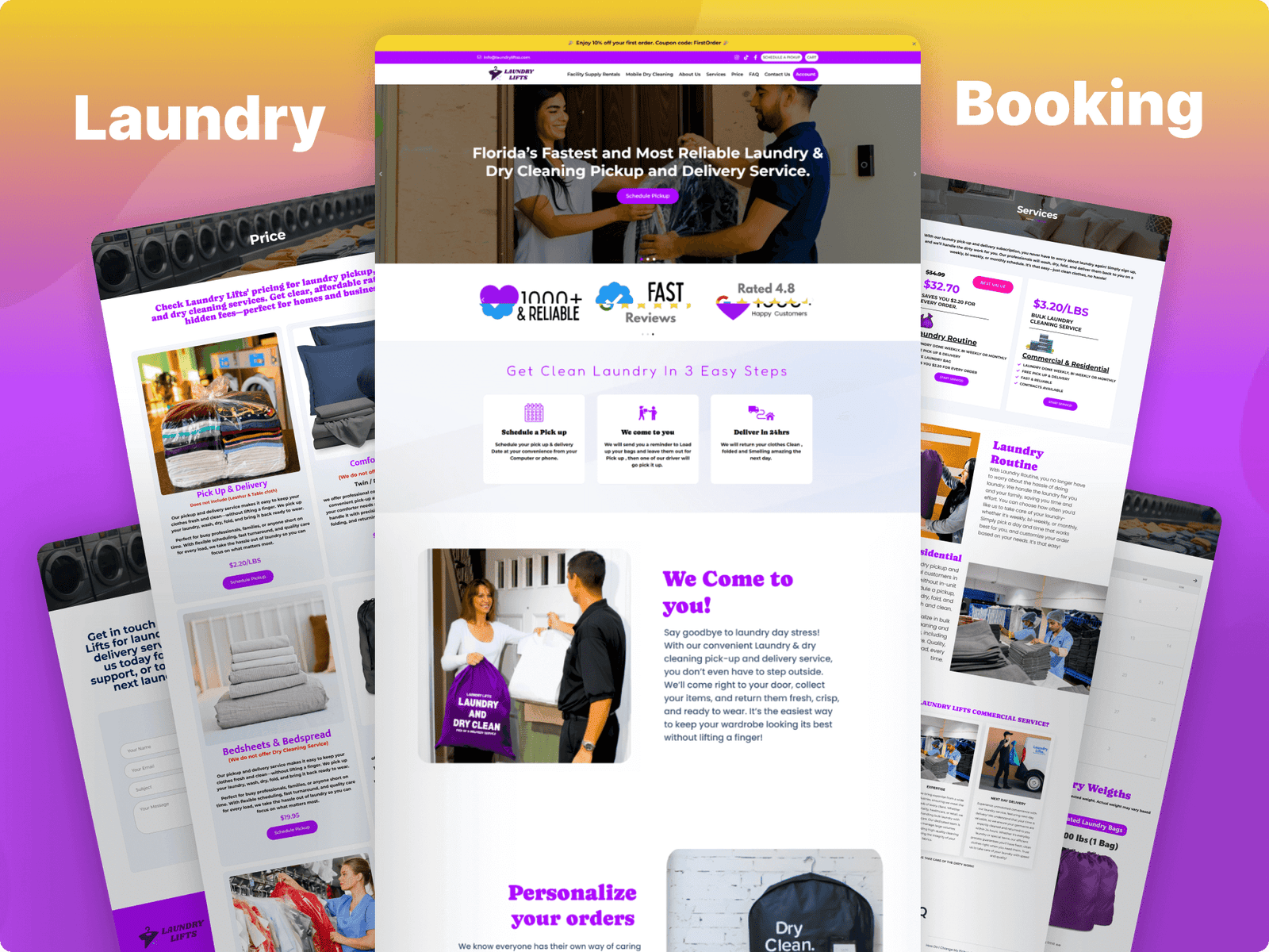 Laundry Booking Website
