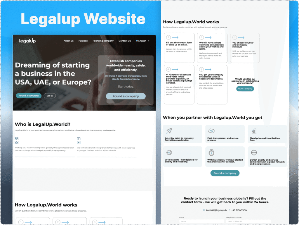 Legalup Website