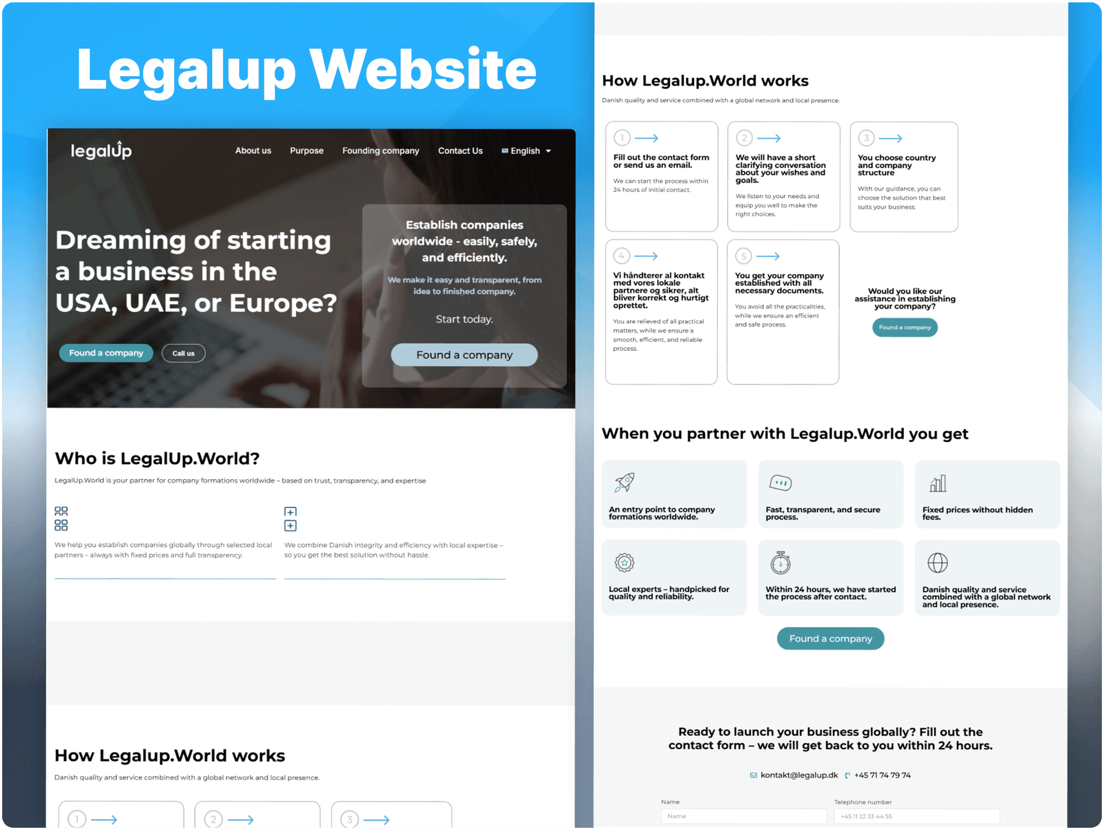 Legalup Website