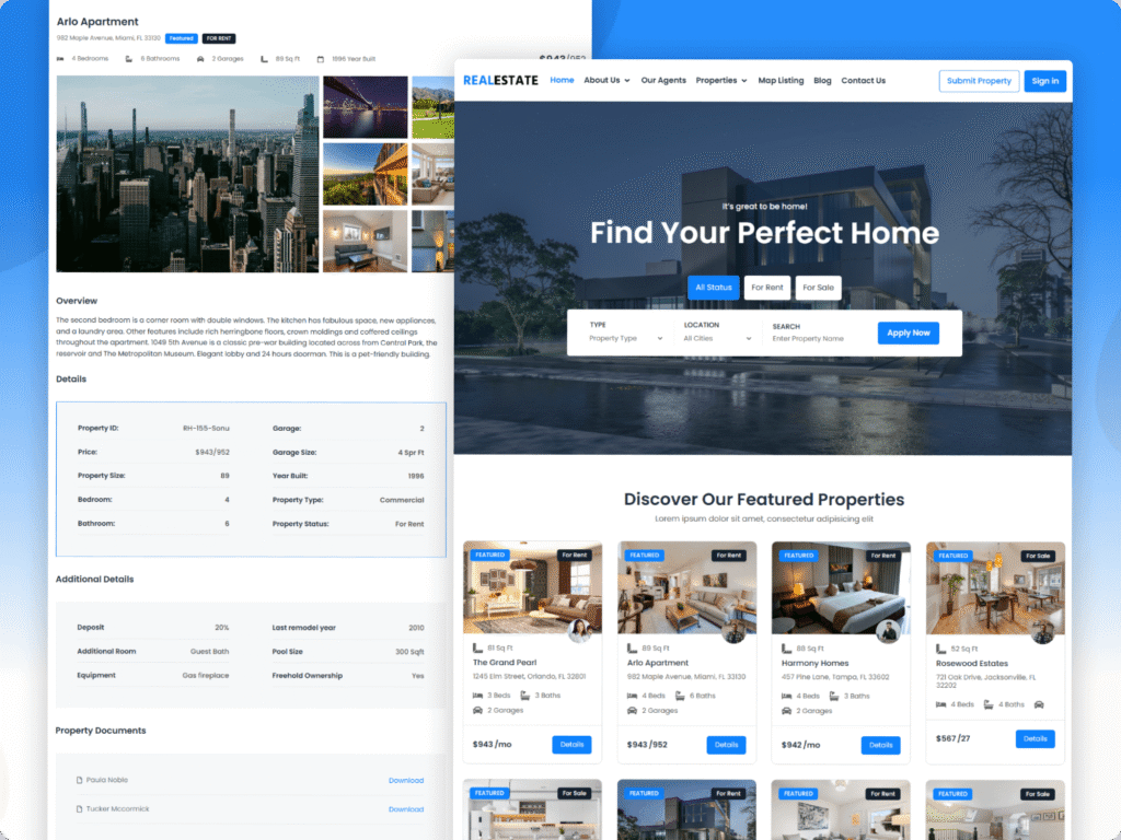 Realestate Website