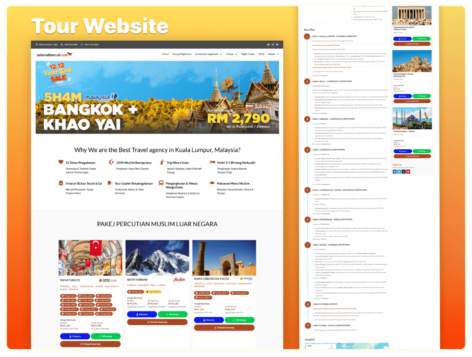Tour Website