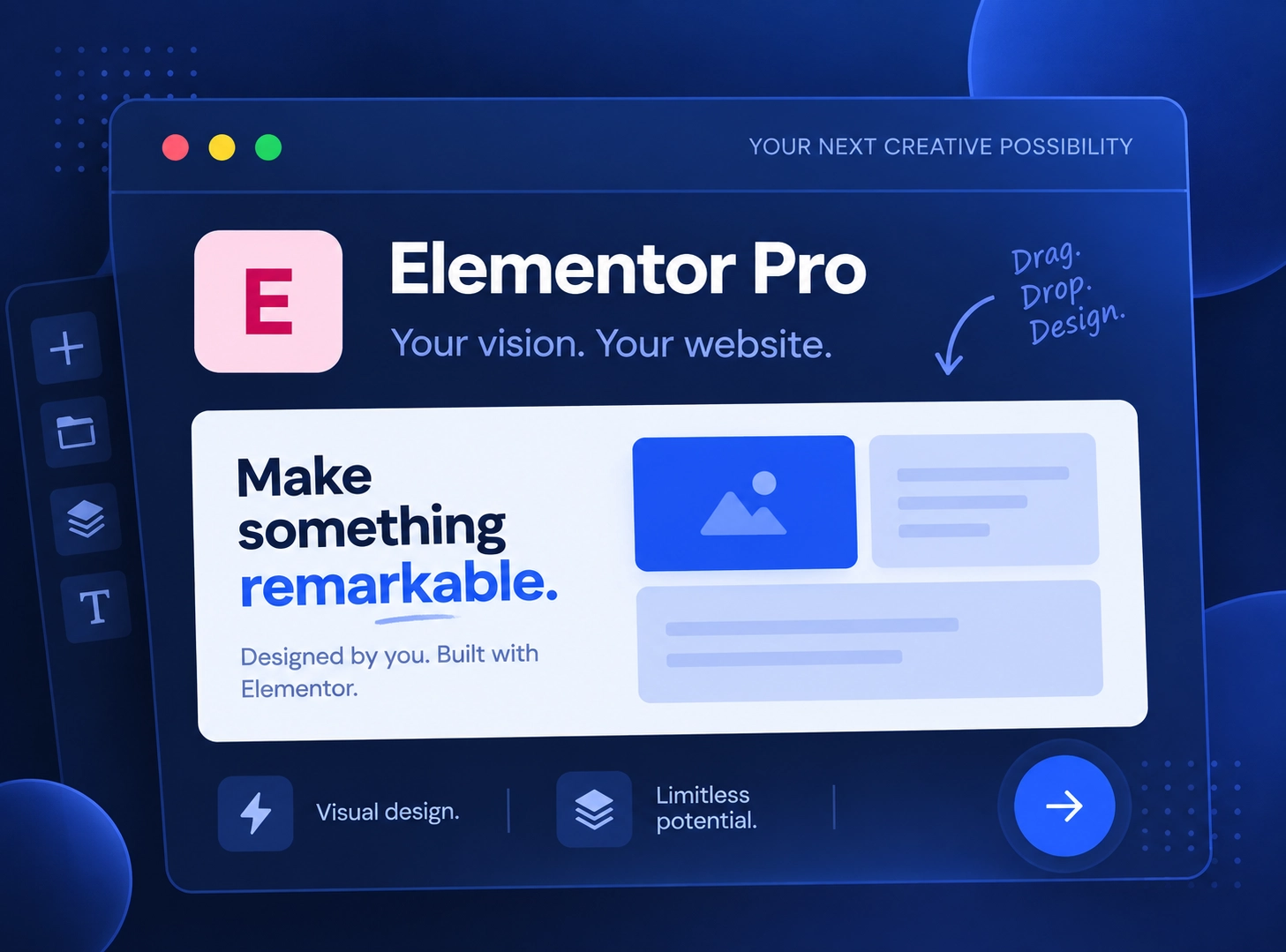 Elementor Pro WordPress website builder for professional web design
